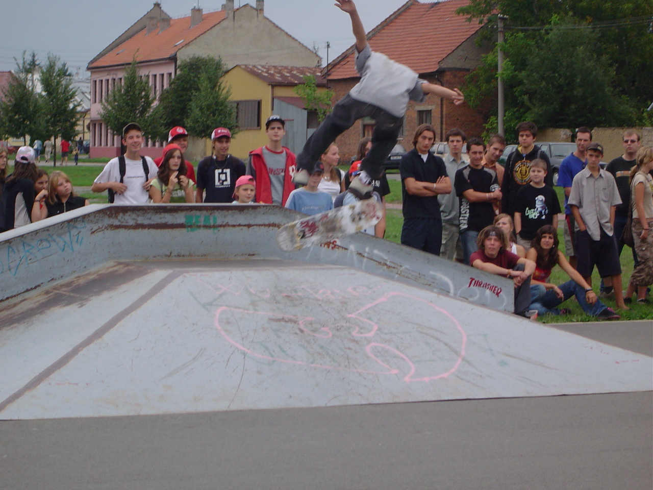 BS flip přes roh